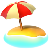 beach with umbrella
